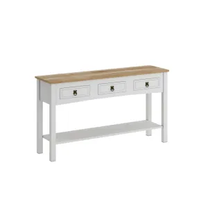 ARTENA CONSOLA 3 CAJONES NEVADA BV224 134x75x36(MEX013BL)