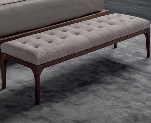 CH-CH444 PIE DE CAMA MADERA CUERO RECAMIER DILI