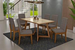 CH-CH131 JGO.COMEDOR 6 SILLAS LONDRES SILLA GRECIA
