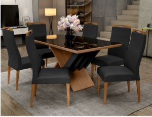CH-CH137JGO.COMEDOR MADRID 6 SILLAS