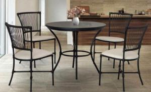 CH-JUEGO DE COMEDOR MOSCU 4 LUGARES  CH150