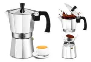 CUORI CAFETERA EXPRESO 9 TAZAS MOKKA P/FUEGO ALUMINIO