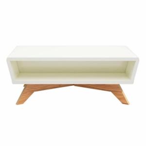 DALLA COSTA MESA DE LIVING CENTRAL TAMBURATO BLANCA TB715