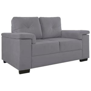 DIVINO SOFA LUARES 2 CUERPOS GRIS/CHOCOLATE/BEIGE 153X90X94