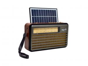 EUROCOM RADIO VINTAGE AM/FM BLUETOOTH SOLAR/LAMPARA BATERIA