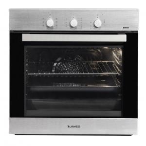 JAMES HORNO DE EMPOTRAR HEE  ELECT.AUT.LIM.AC INOX