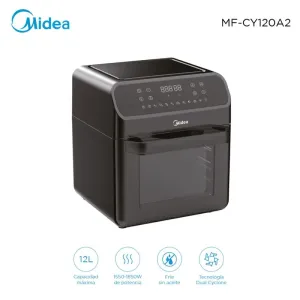 MIDEA FREIDORA HORNO SIN ACEITE12LTS.DIGITAL C/BANDEJA-CANAS
