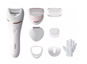 PHILIPS DEPILADORA MOD.BRE720 RECARGABLE 9 ACC.