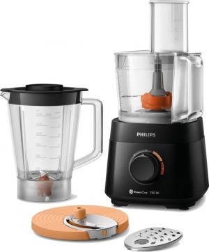 PHILIPS PROCESADORA NEGRA MOD.HR7302 750W.