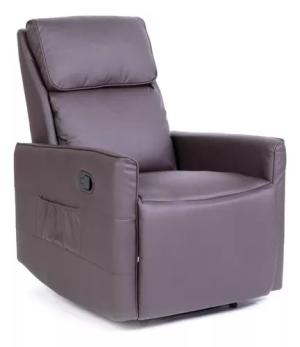 POLTRONA RECLINABLE CRETA MARRON MOD.258405001