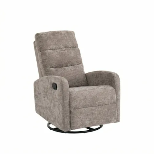POLTRONA RECLINABLE GIRATORIA ROCKING  TELA 5014