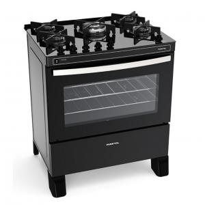 PUNKTAL COCINAS S/GAS AGILE GLASS 5 HORN.NEGRA