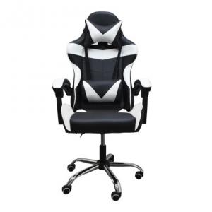 SILLA ESCRITORIO NEGRA Y BLANCO GAMING Y 2658