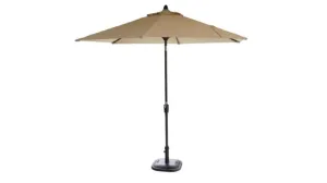 SOMBRILLA TAUPE P/JARDIN CAÑO/POLIESTER 2.7MTS.C/QUIEBRE 250