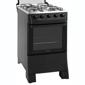 TEM COCINA S/ GAS KITCHEN CHEF/MASTERCOOK 4 HOR GRIS/NEGRO